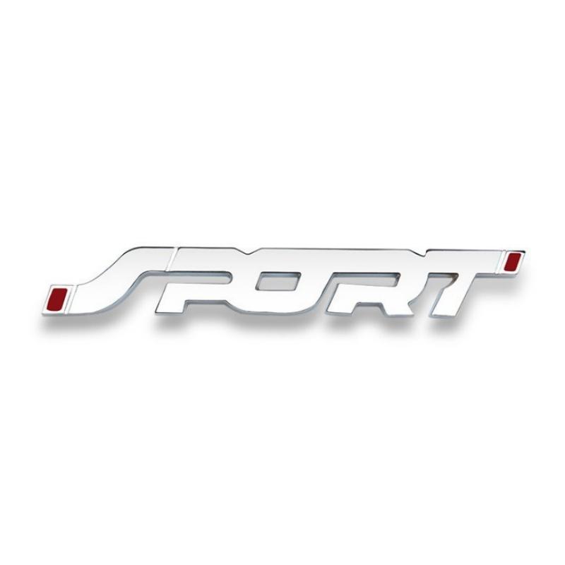 3D Metal Sport Logo Emblem Car Sticker Car Body Front Grill Badge Trunk Decal Accessories