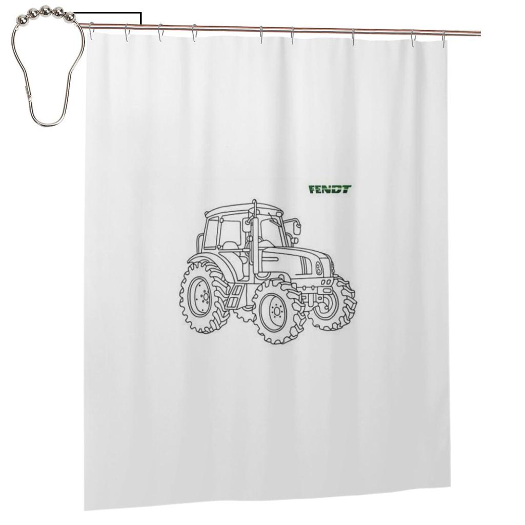 Fendt Traktor Duschvorhang Badezimmer Polyester Wasserdicht Badezimmer Vorhänge Mit Haken