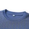 Mom's Spring Knit Short-Sleeve Cardigan & T-Shirt Set - Women's Plus Size Top for Spring/Autumn