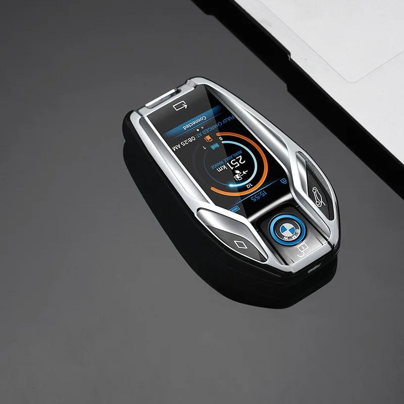 

Car Sticker Hot 2025 Alloy New TPU Car Key Case Cover Shell Keychain For BMW 5 7 Series G11 G12 G30 G31 G32 I8 I12 I15 G01 G02 G