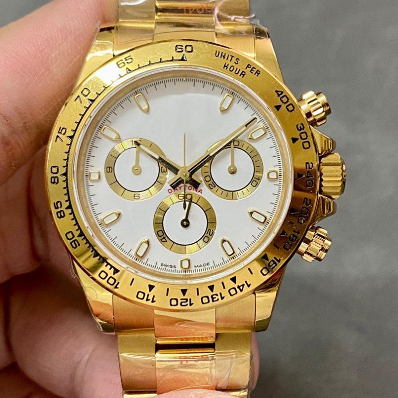 Lau Family Daytona Herren Automatik-Chronograph - 904L Edelstahl Klassische Uhr