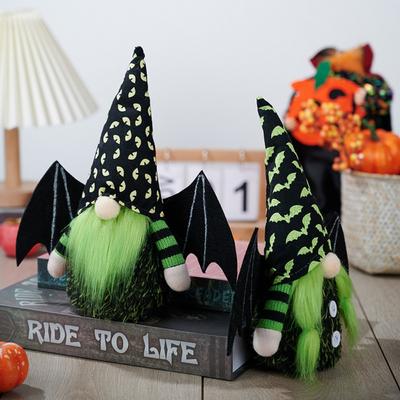 Portable Soft Halloween Gnomes Doll Mini Handmade Dwarf Plush Doll Cartoon Exquisite Faceless Doll Party Supplies
