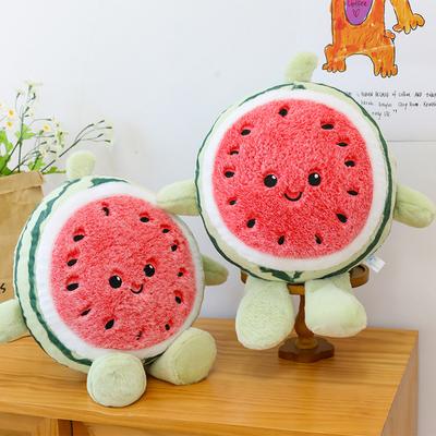 Cute Summer Run Watermelon Doll Girls Dormitory Throw Pillow Children Holiday Gift Sleeping Tie