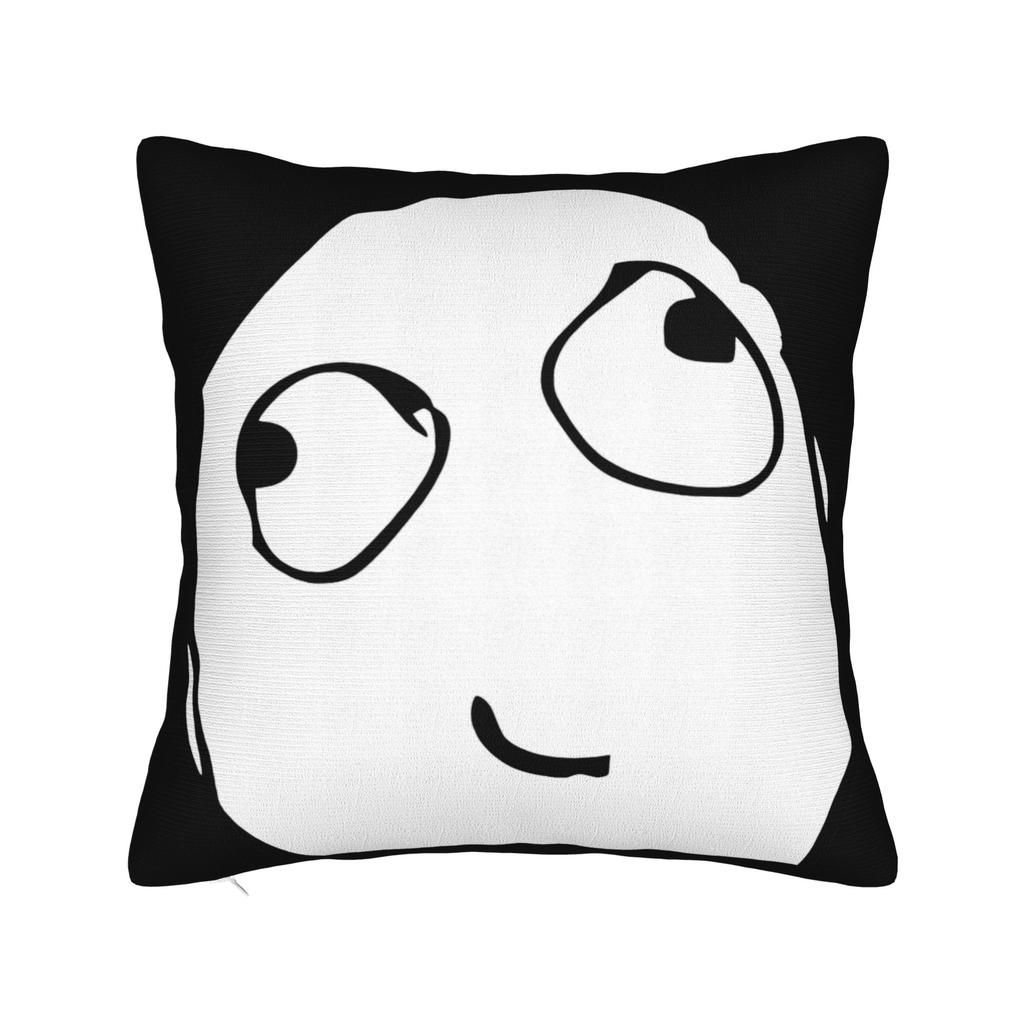 Orange Frutiger Aero Person Pillowcase Polyester Cushion Cover Decorative Pillow Case Cover Home Square cm