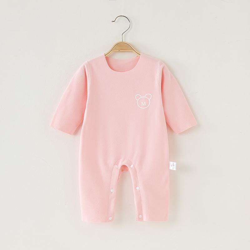 Cozy Fleece Baby Romper for Boys & Girls - Warm Onesie for Spring, Autumn & Winter