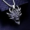 Necklace Retro Demon Bull God Bull Head Skull Men's Pendant
