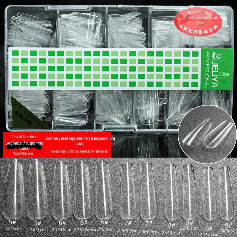 Ultra-Thin Handmade Long Ladder Nail Art Patch