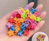 100PCS Colored Children Hair Clip Sweet Hairpin Cute Princess Girl Hair Accessories Non Damaging Hair Accessories Headband Clip