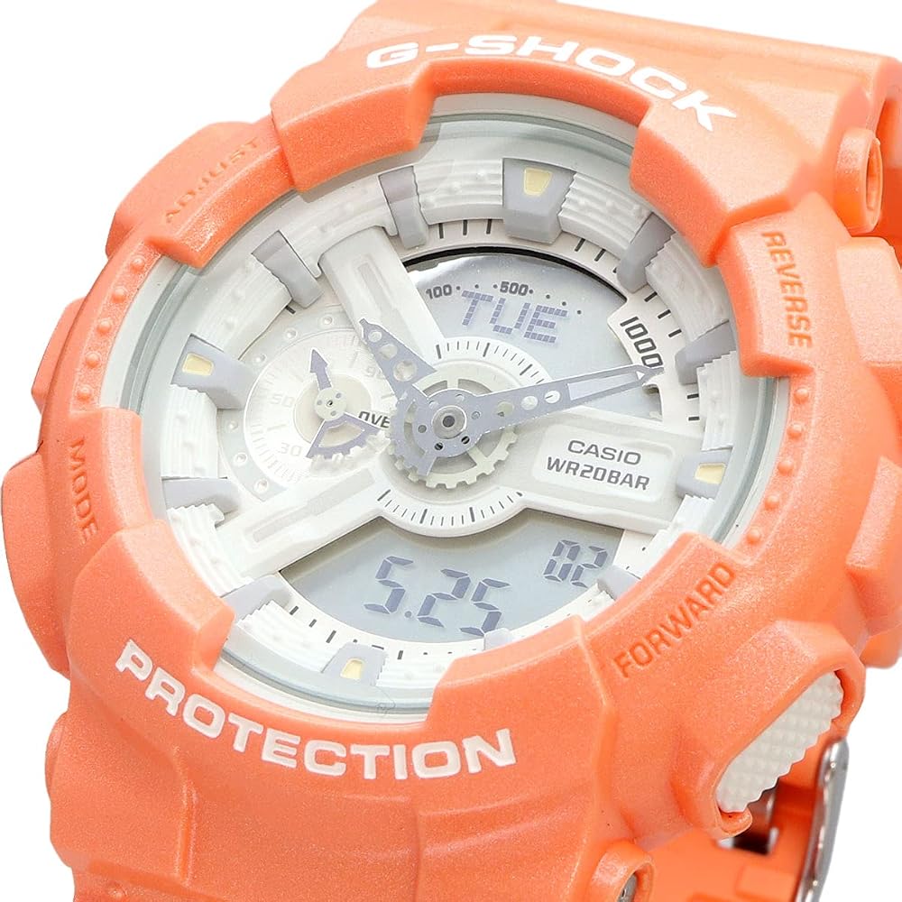 [Casio] CASIO G-SHOCK G-Shock Mat Metallic Series GA-110SG-4A Salmon Pink Metallic Men's Watch (Overseas Model) [Parallel Import]