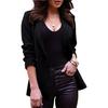 GMXIA Women's Casual Blazer Long-sleeved Oversized Front Cardigan Business Lapel Button Up Office Jacket