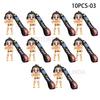 1/10PCS KPOP Demon Hunters Keychain Tiger Character PVC Model Keychain Adorable Harajuku Style Key Ring for Friends Fans Halloween