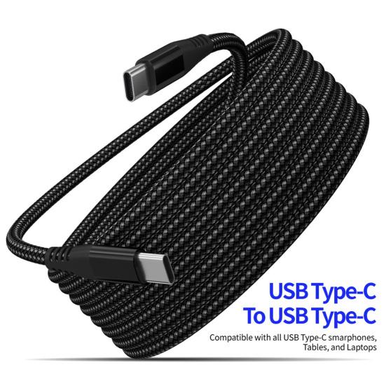Phone Charging Cable Extra-Long Wide Compatible Stable Output Right-Angle Design Fast Charging 60W