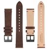 20mm Crazy Horse Leather Watch Band Replacement Vintage Quick Maroon Brown with Black Buckle [BISONSTRAP] Strap, Style, Release,