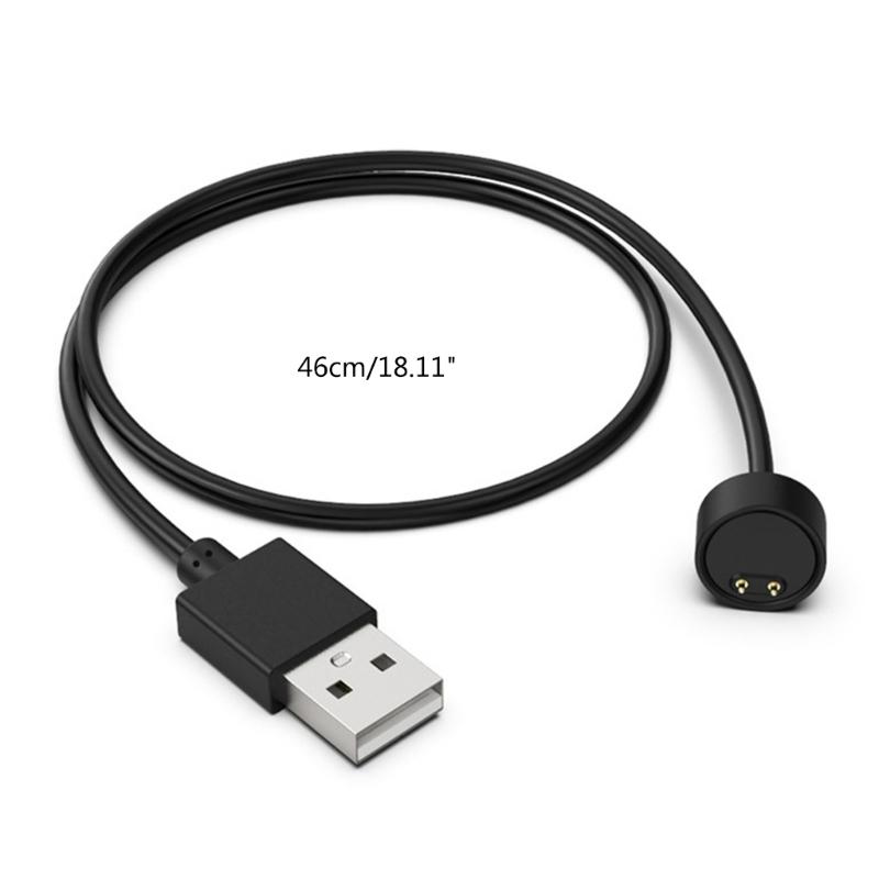 55cm USB Charger Cable for MiBand 5 6 7 Magnetic Charging Adapter Wire Cord For Miband 6 7 Wristband Bracelet Charge