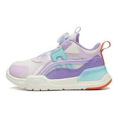 Li Ning Kids Sports Lifestyle Shield V3 Comfortable Soft Versatile Shock Absorption Low Top Casual Shoes Kids Casual Shoes YKNT122-4