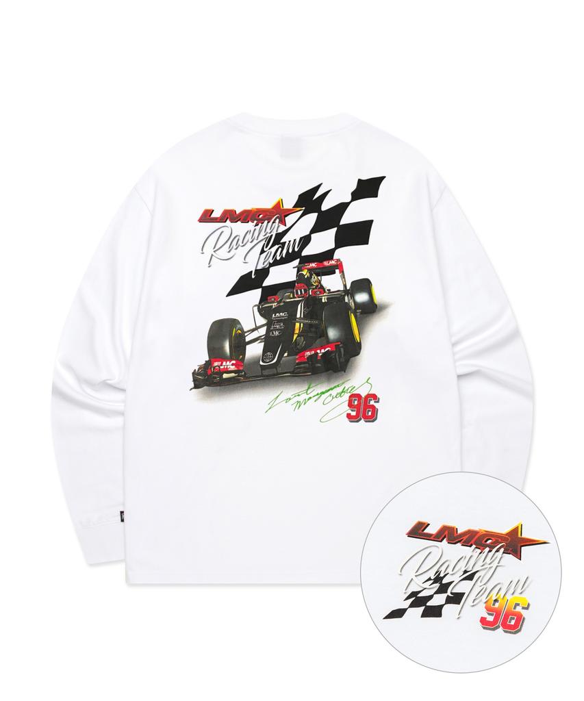 LMC Racing Team Long Slv Tee White