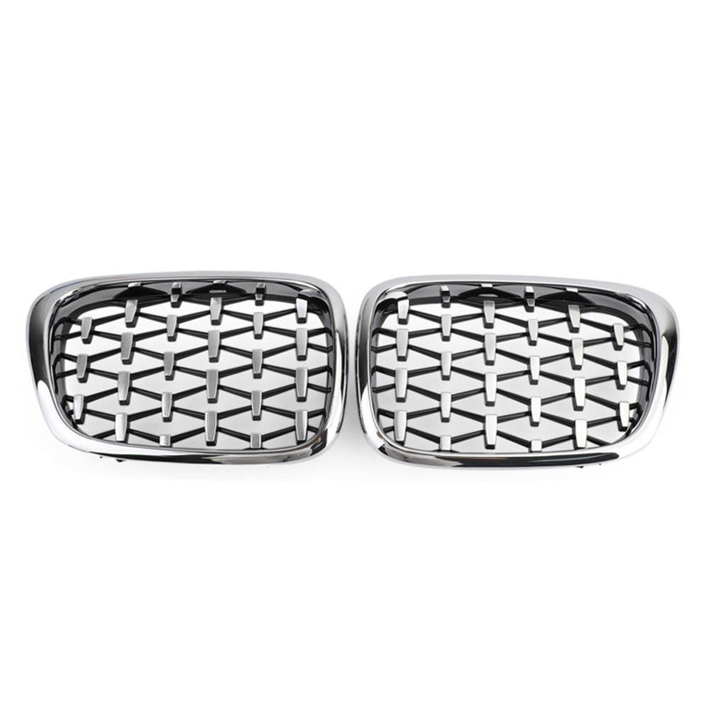 For BMW 5 Series E39 1999 2000 2001 2002 2003 Front Hood Kidney Bumper Racing Grille Mesh Grill Car Replacement Accessories