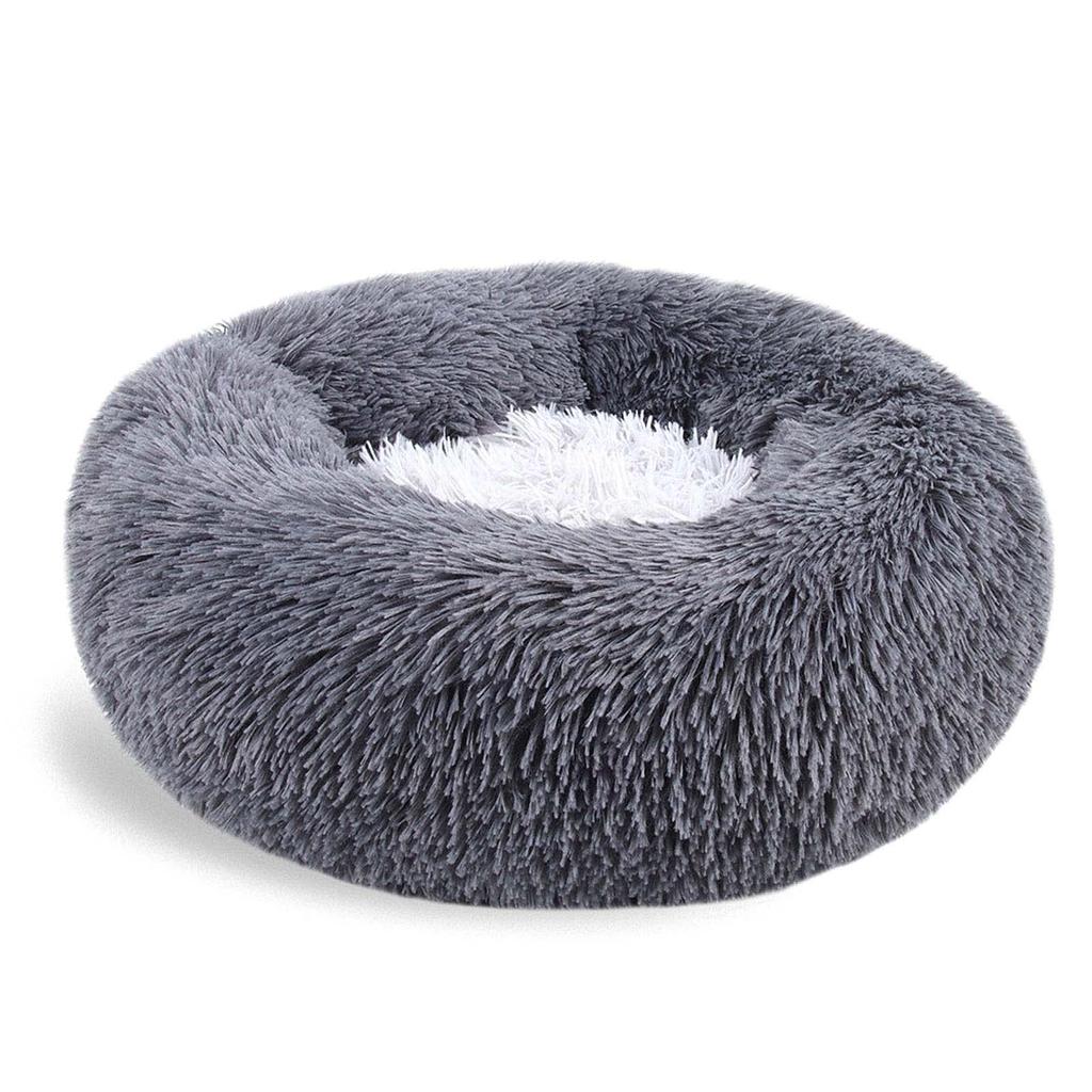 Cat Cushions Bed Diameter Multiple Size Winter Soft Round Sofa Bed Cat Bed for Indoor Cat with Non-Slip Bottom for Small