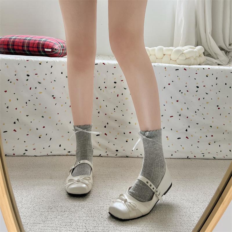 Silver Ballet Style Square Head Light Mouth Flat Sole Shoes Women's 2025 New Summer Skirt Retro Mary Jane Shoes
