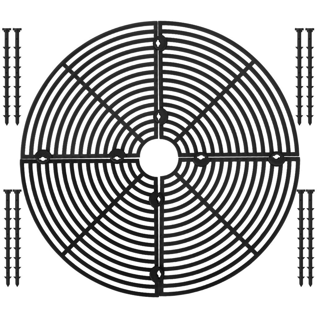 Flower Pot Guardrails Plant Pot Soil Cover Plant Pot Grids Plant Protection Net