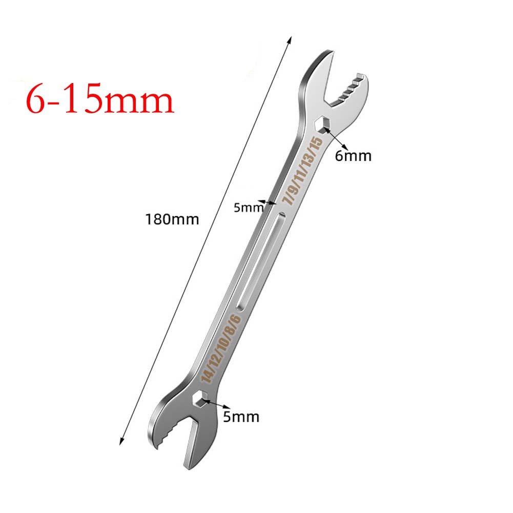 5pcs Industrial Grade Double Head Self Tightening Wrench 6-32mm Multi-function Box End Wrenches For Machine Maintenance Repair