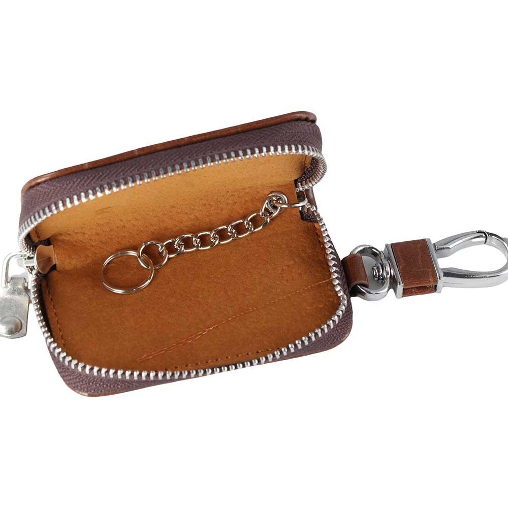 Pattern PU Leather With Keyring Car Key Wallets Car Key Case Zipper Key Case Bag Key Bag Case