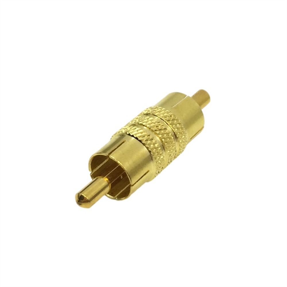 

AV Audio Adapter AV To AV Connector Jack Adapter RCA Male to Male Adapter RCA to RCA Connector