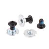 10Pairs Skate Shoes Screws Inline Roller Skate Replacement Repair Mounting Screws Nut Bolt Part Roller Skate Shoes Fittings
