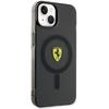 Etui Do iPhone 14 Plus Ferrari Translucent MagSafe Czarny