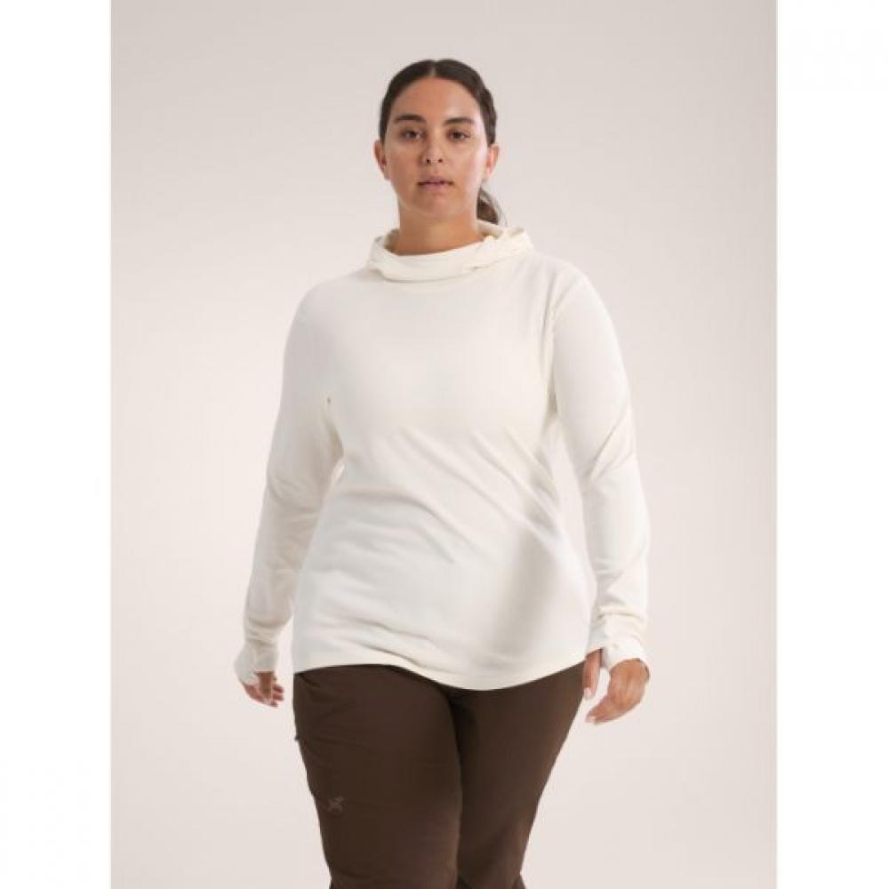 Arcteryx Thermal Hoodie Women Theme ARCTIC SILK HEATHERMD