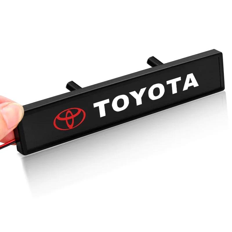 1pcs LED Car Door Welcome Light Car Logo Projector Car Badge for Toyota TRD Camry Highlander Land Cruiser Prado Avalon Reiz Rav4