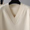 Autumn and Winter New Sweater Harlan Pant Suit Casual Jumper Women's Thick Warm Fashion Solid Color Knitwear