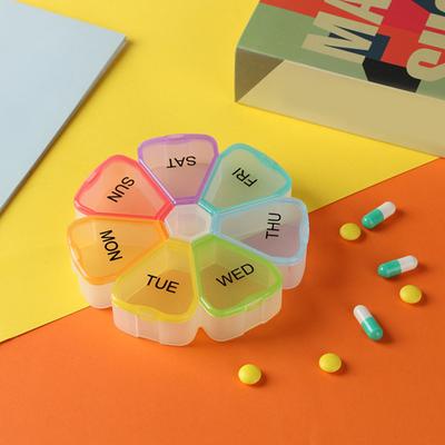 Hap Kutusu  Toz Geçirmez  İyi Mühürlenmiş  Taşınabilir  Haftalık Tablet Vitamin Hap Kutusu  Seyahat için