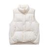 Womens Lightweight Down Vest 2026 Winter Stand Collar White Duck Puffer Sleeveless Outerwear