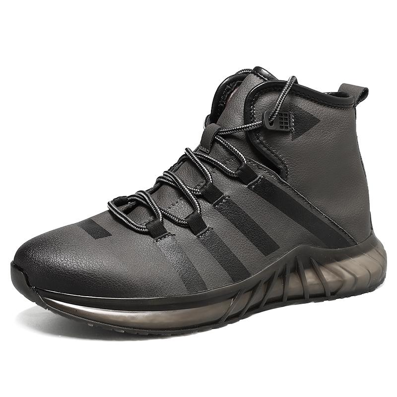 

Мужская новая кожаная спортивная обувь на открытом воздухе, повседневная обувь, деловая кожаная обувь для доски, ботинки 45