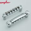 Pont de guitare Tune-O-Matic à pontets à rouleaux + Cordier Stop Bar pour guitares Lp Sg avec ancrages et goujons