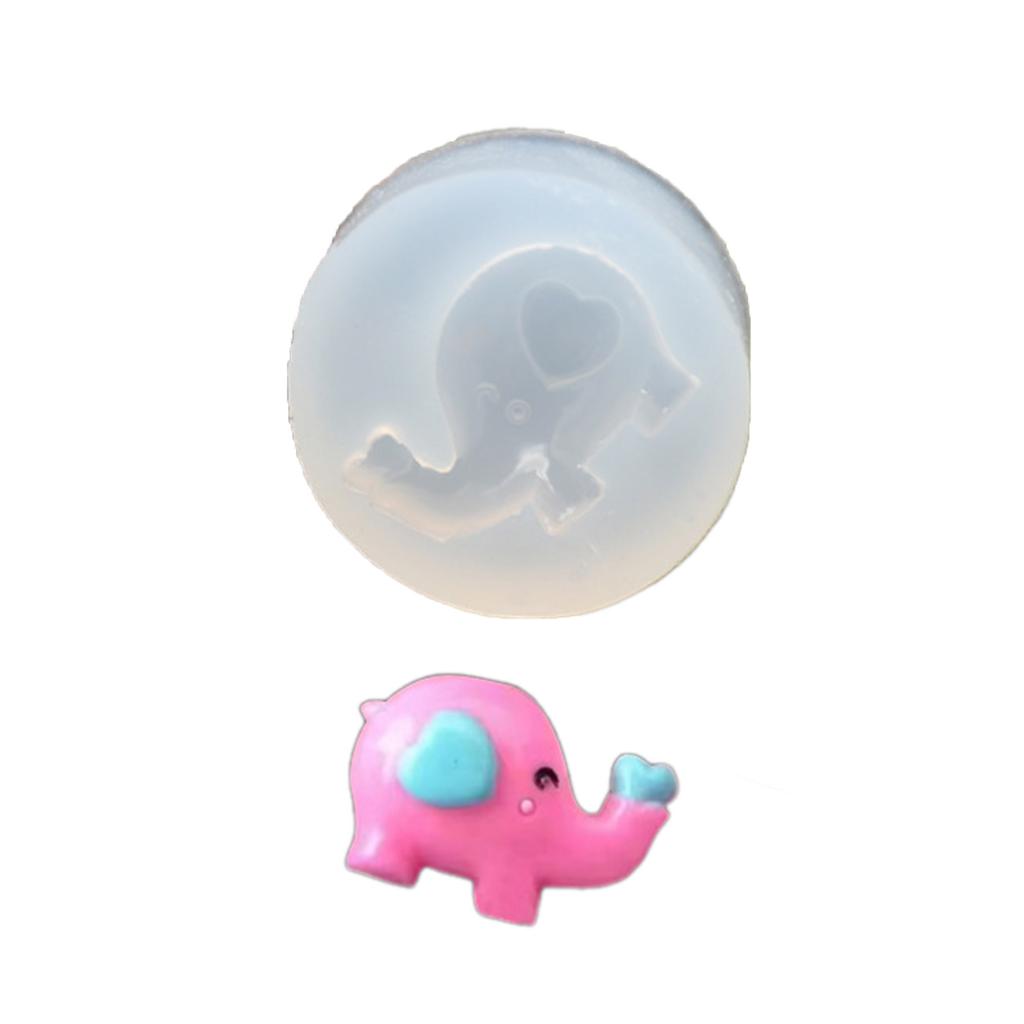 Small 3D Molds Elephant Shaped Silicone Mold DIY Jewelry Making Supplies DIY Craft Moulds Silicone Material for Crafts