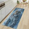 1Pcs Tiger Pattern Floor Mat Modern Kitchen Polyester Rug Non-Slip Colorful Indoor Carpet, For Home Bathroom Bedroom Living Room Decor