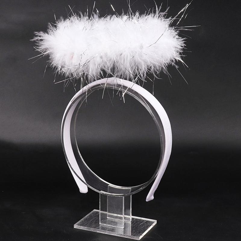 Classy Fairy Fancy Dress Feather Angel Wings Halo Hair Hoop Adult Child Feather Costume for Halloween Christmas