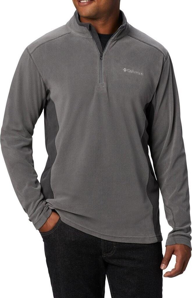 Куртка Columbia Men's Klamath Range II Half Zip Fleece Pullover-Tall city grey/shark