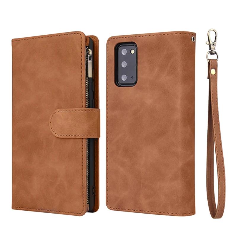 Zipper Leather Case For Samsung Galaxy A16 A26 A36 A56 A06 A15 A25 A35 A55 A05S A14 A34 A54 A13 A33 A53 Flip Wallet Phone Cover