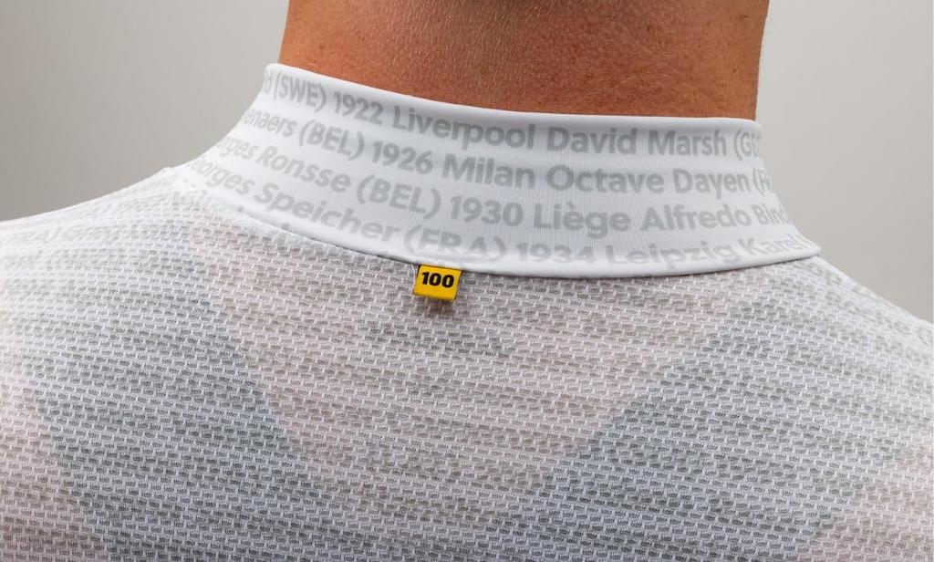 Santini Men's UCI World Cycling Jersey, White, Arc En Ciel