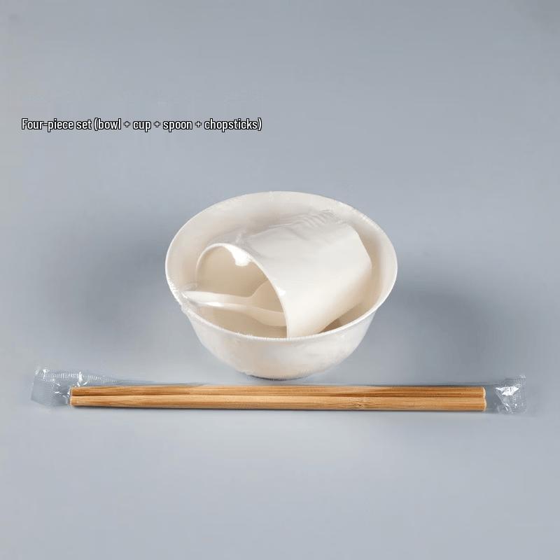 

Disposable Rice Husk Tableware Set