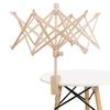 1pcs Manual Umbrella Shape Wooden Yarn Winder- Handcrafted DIY Knitting Crochet Tool for Wool Yarn Thread- No Electricity Needed