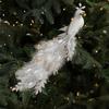 Long Tail Artificial Peafowl Ornaments Glimmering Feather Peacock Bird Figurine  Holiday Display