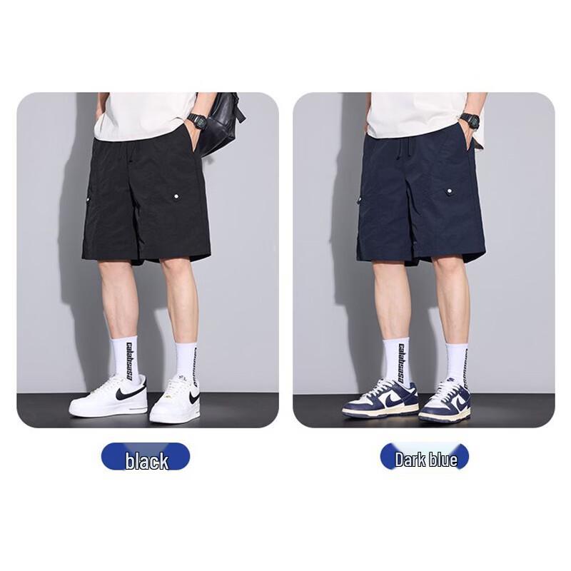 RED DRAGONFLY Men's Ice Silk Cargo Shorts