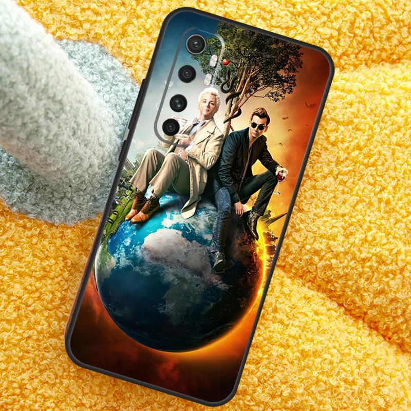 Good Omens Case For POCO X3 X4 X5 F5 Pro M5s C40 F4 GT F3 Cover For Xiaomi 12T 11T Pro 12 13 Lite 12X