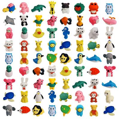 Ranvi Gommes Enfant Mini Puzzle Gommes à Crayons pour Jeu et Fournitures Scolaires Lot de 30 Pièces, (Animal) Prix pour Enfants, Fêtes, Carnavals,