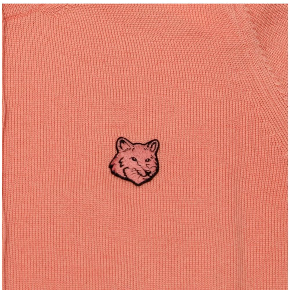 MaiSon KitSun  Bold Fox Head Patch Women S Cardigan Mw00508kt1036