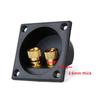 Two Binding Post Spring Cup Terminals Box For Professional Subwoofer Speaker System DIY Installation